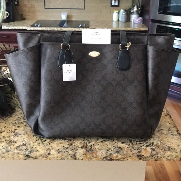 Coach Handbags - NWT.. Coach PVC Diaper Bag!
